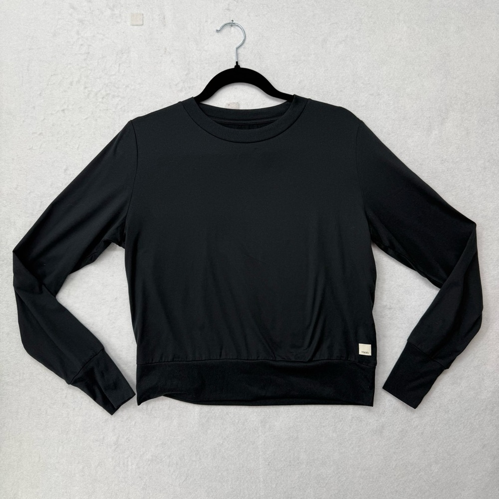 Vuori Black Crewneck Sweatshirt